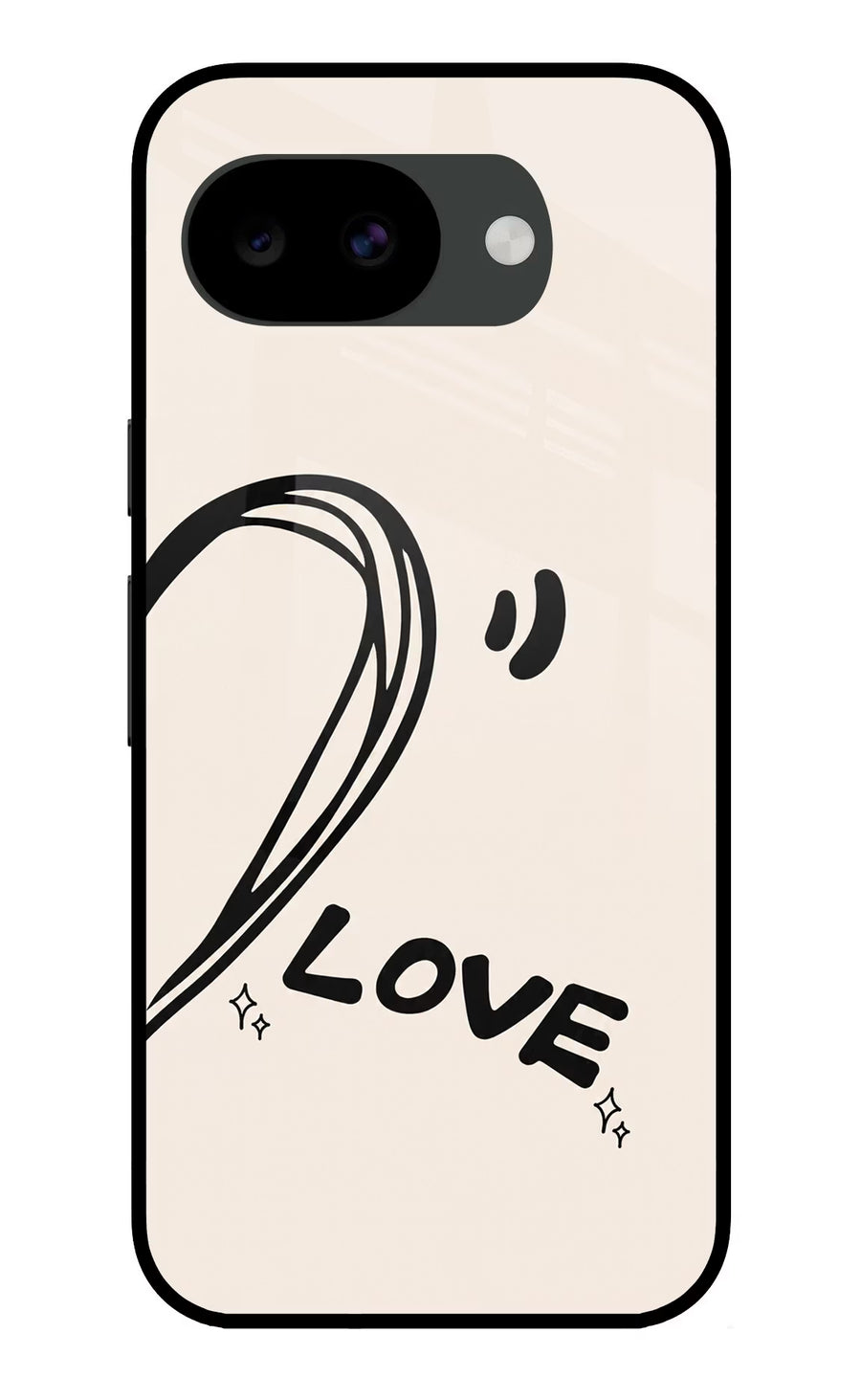 Soul Line Google Pixel 10a Back Cover, Glass case