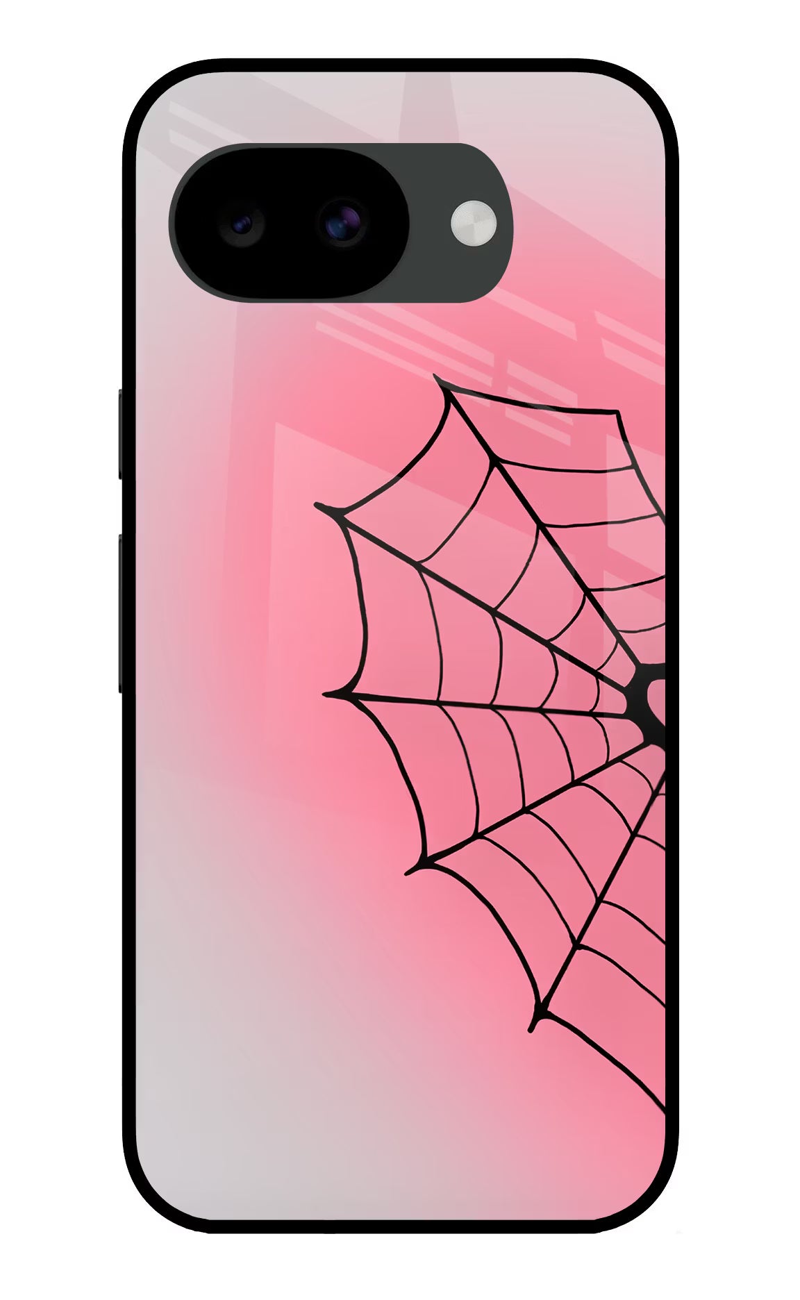 Pink Web Google Pixel 10a Glass Case