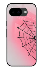 Pink Web Google Pixel 10a Glass Case Back Cover by Casekaro