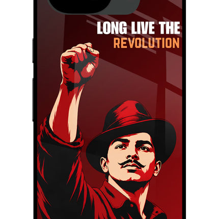 Bhagat Singh Revolution Google Pixel 10a Glass Case