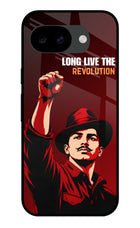 Bhagat Singh Revolution Google Pixel 10a Glass Case