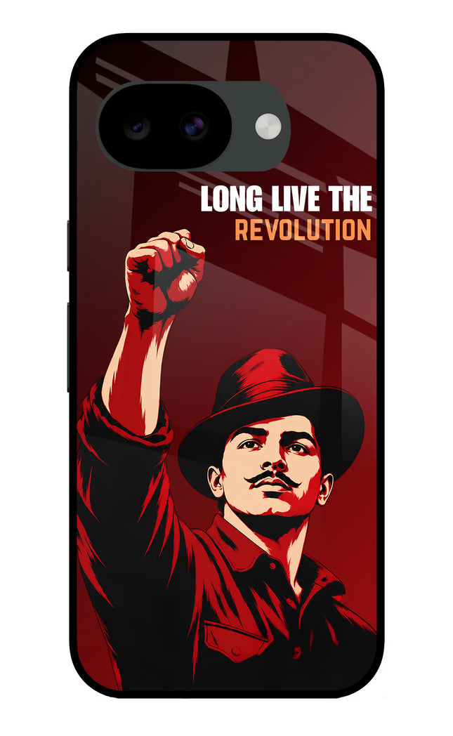 Bhagat Singh Revolution Google Pixel 10a Glass Case