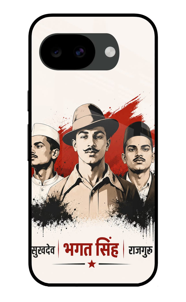Bhagat Singh Trio Google Pixel 10a Glass Case