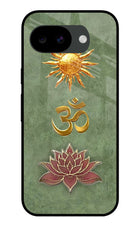 Om & Lotus Google Pixel 10a Glass Case