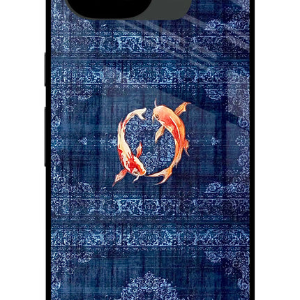 Koi Blue Google Pixel 10a Glass Case
