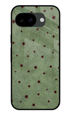 Green Stars Google Pixel 10a Glass Case