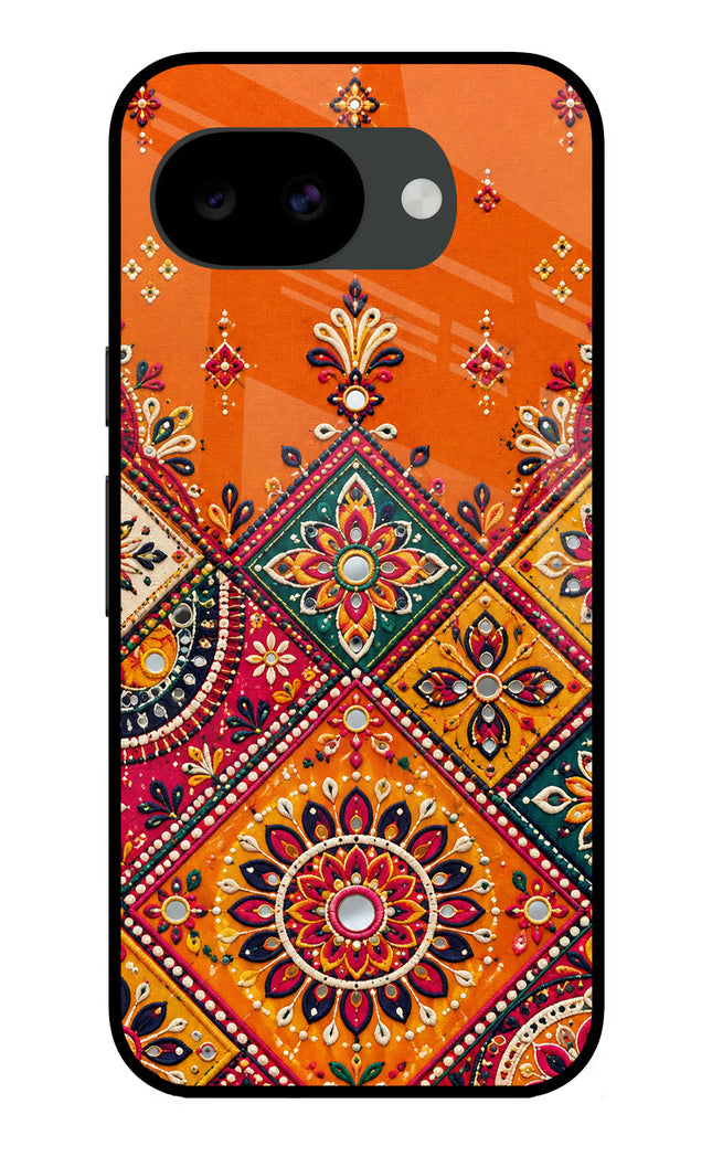 Kutch Glow Google Pixel 10a Glass Case Back Cover by Casekaro