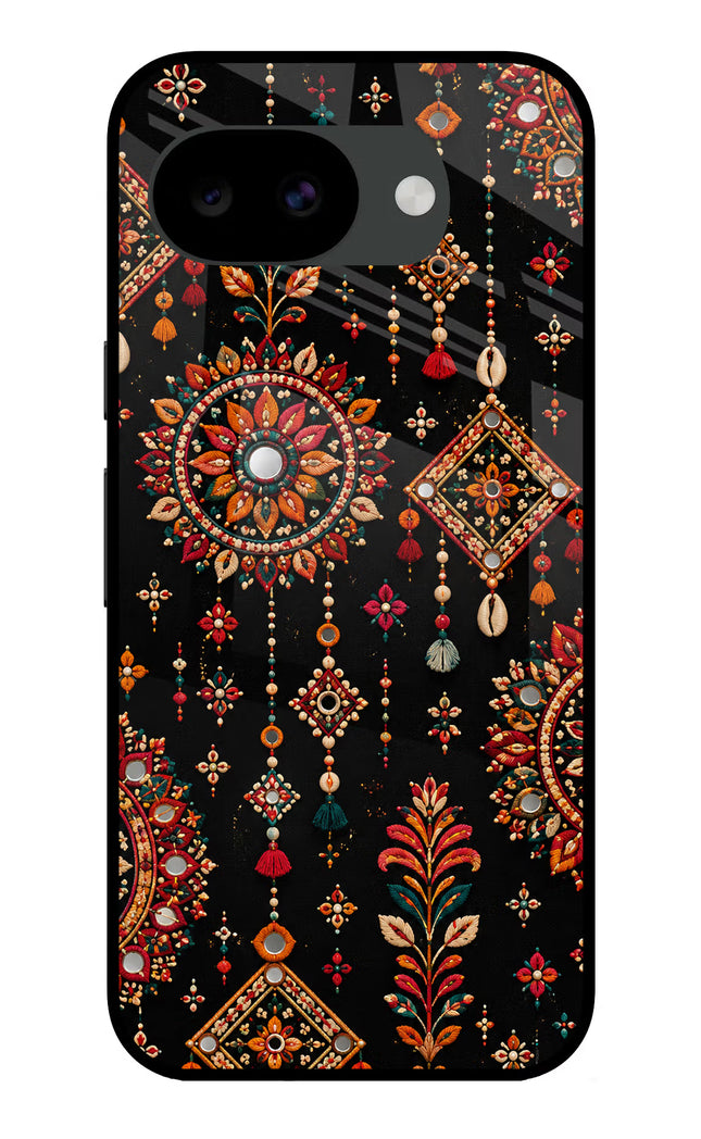 Boho Noir Google Pixel 10a Glass Case Back Cover by Casekaro