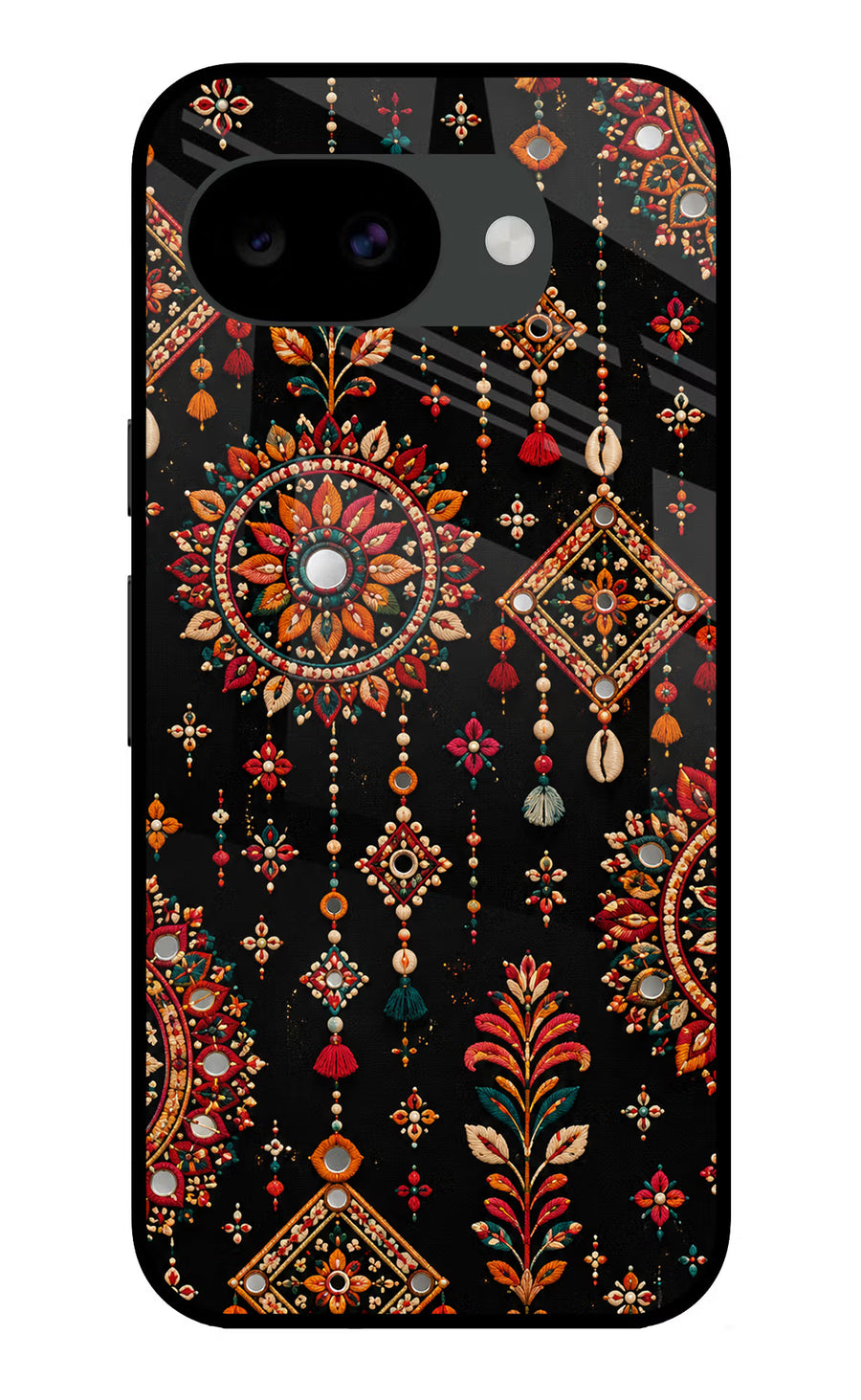 Boho Noir Google Pixel 10a Back Cover, Glass case