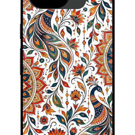 White Mayura Google Pixel 10a Glass Case