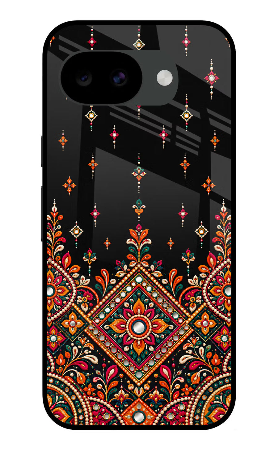 Noir Mehfil Google Pixel 10a Back Cover, Glass case