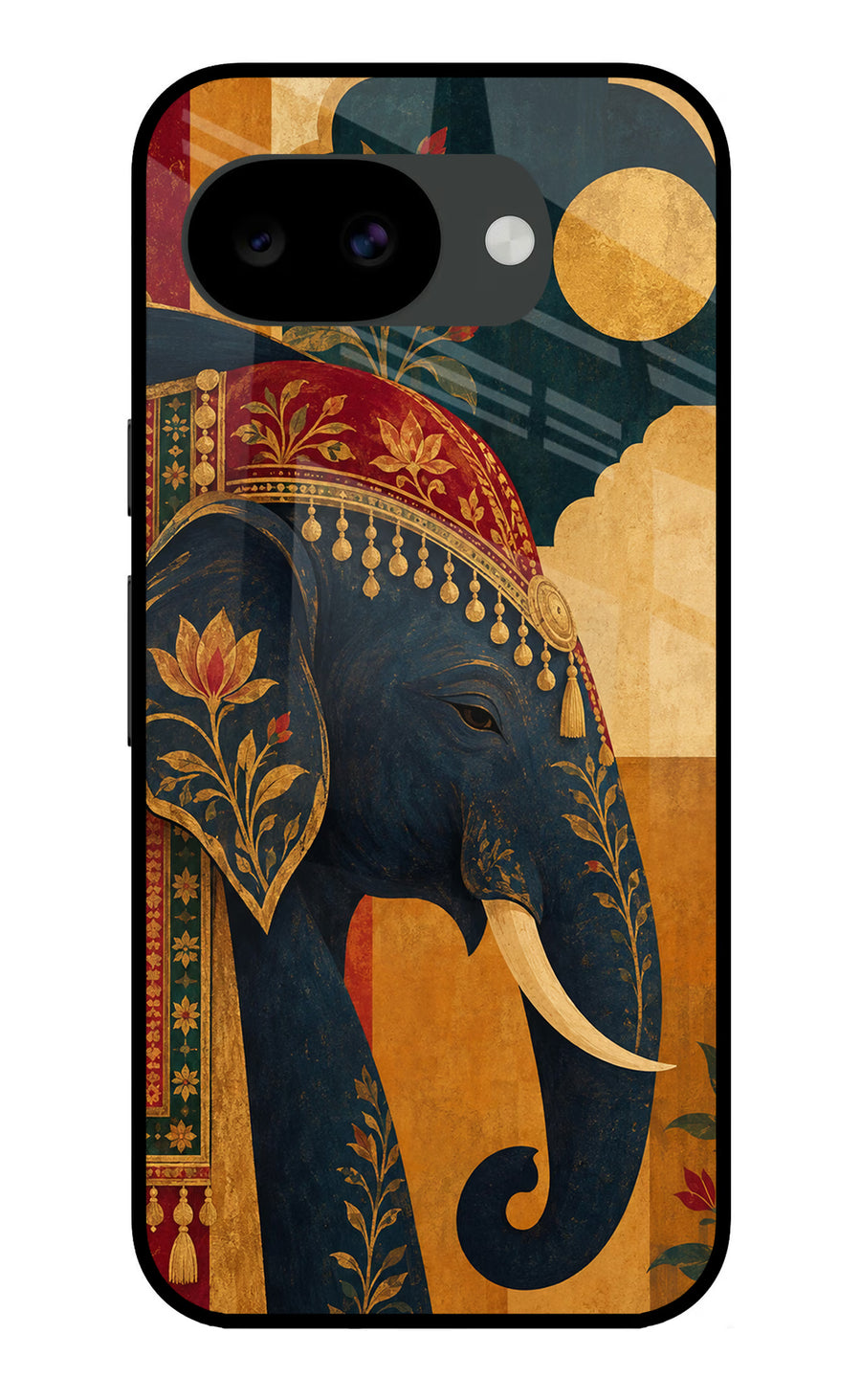 Royal Elephant Google Pixel 10a Back Cover, Glass case