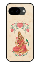 Goddess Lakshmi Google Pixel 10a Glass Case Back Cover by Casekaro