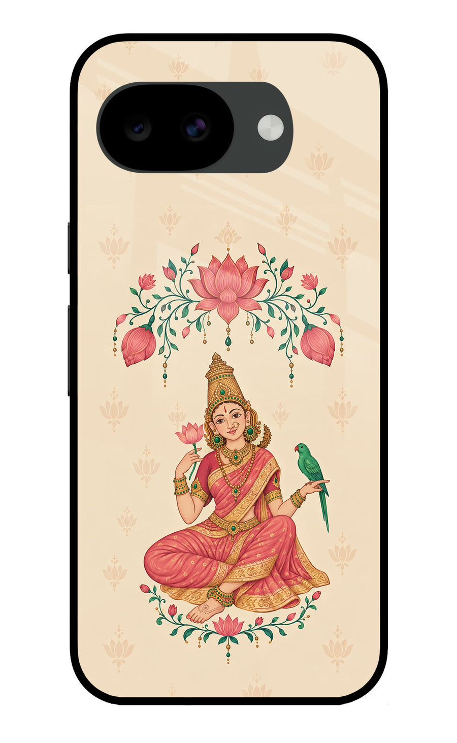 Goddess Lakshmi Google Pixel 10a Back Cover, Glass case