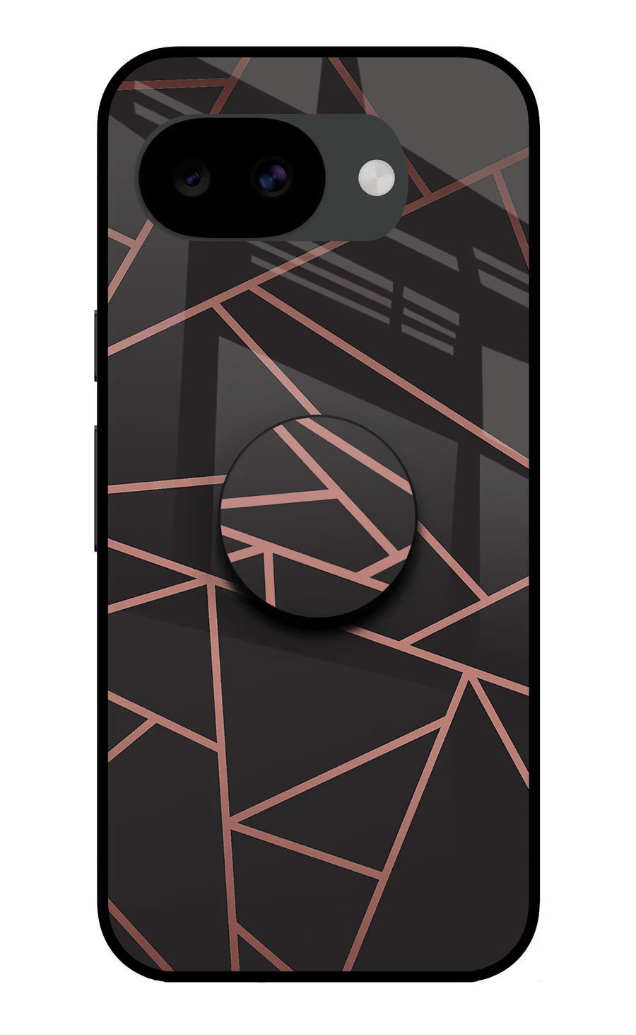 Geometric Pattern Google Pixel 10a Pop Case, Glass case