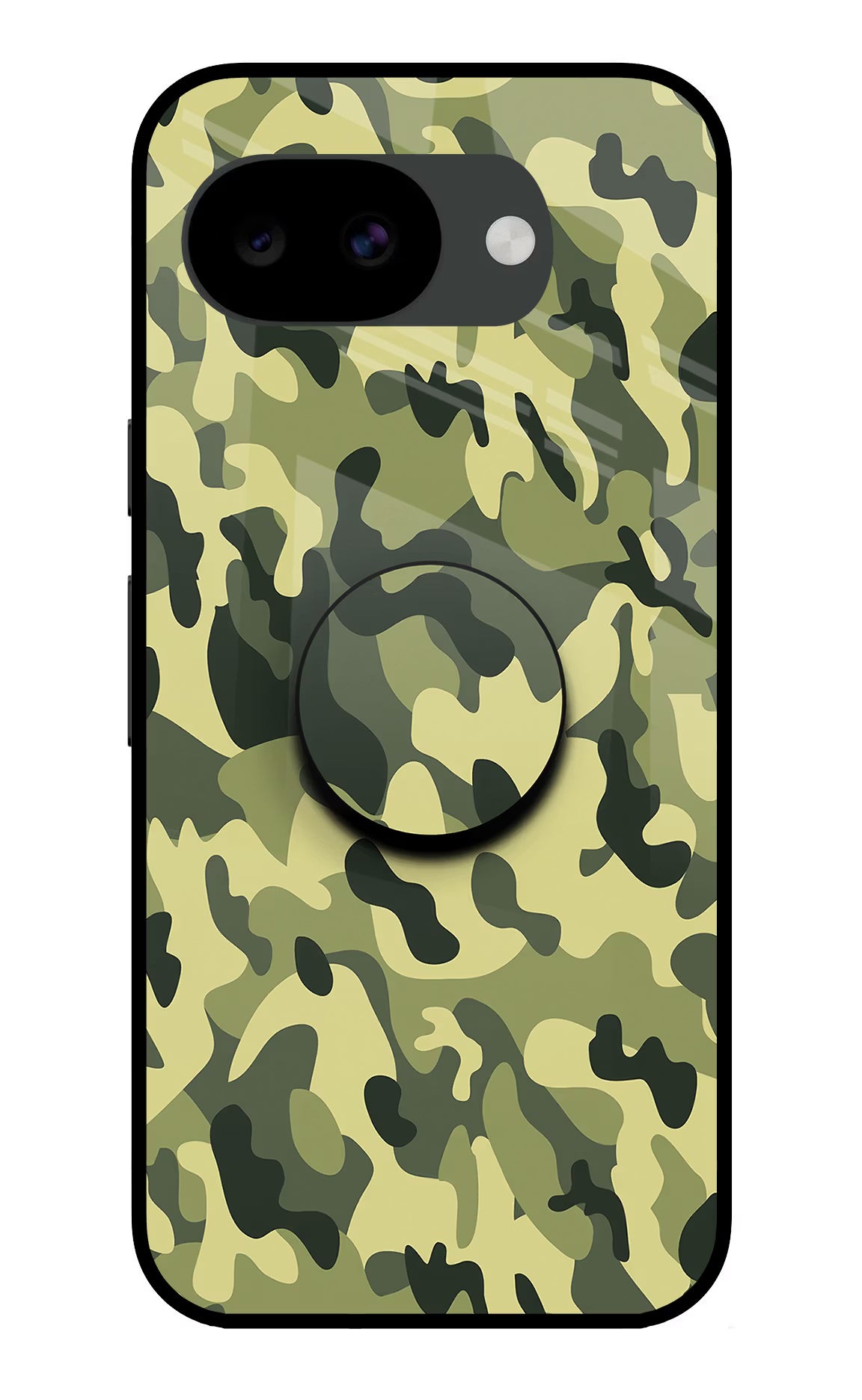 Camouflage Google Pixel 10a Pop Case by Casekaro