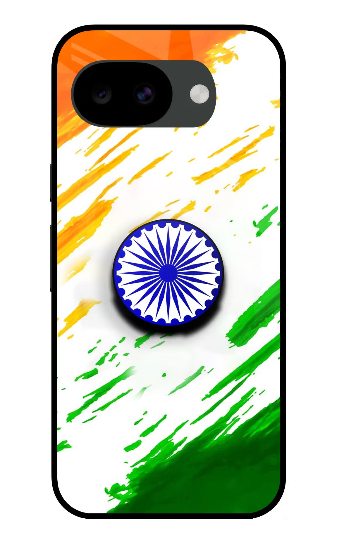 Indian Flag Ashoka Chakra Google Pixel 10a Pop Case by Casekaro
