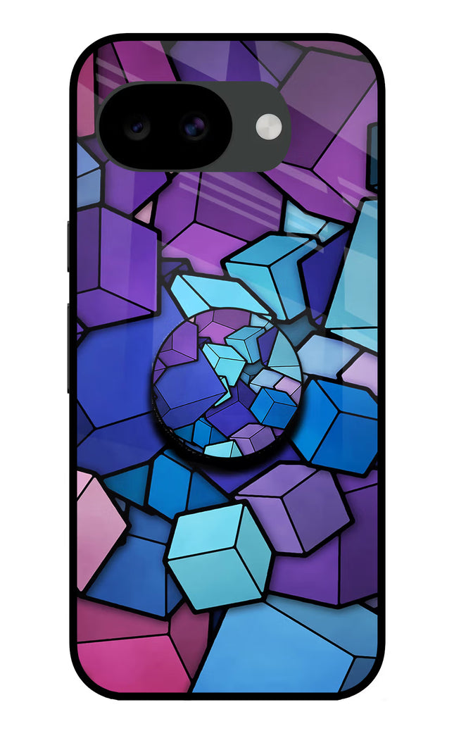 Cubic Abstract Google Pixel 10a Pop Case by Casekaro