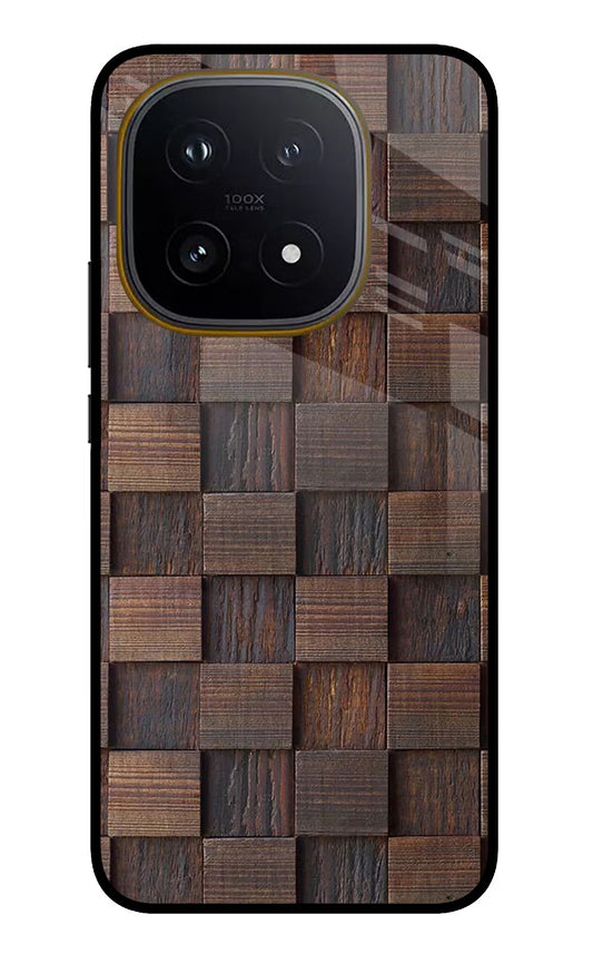 Wooden Cube Design iQOO 15 5G Glass Case