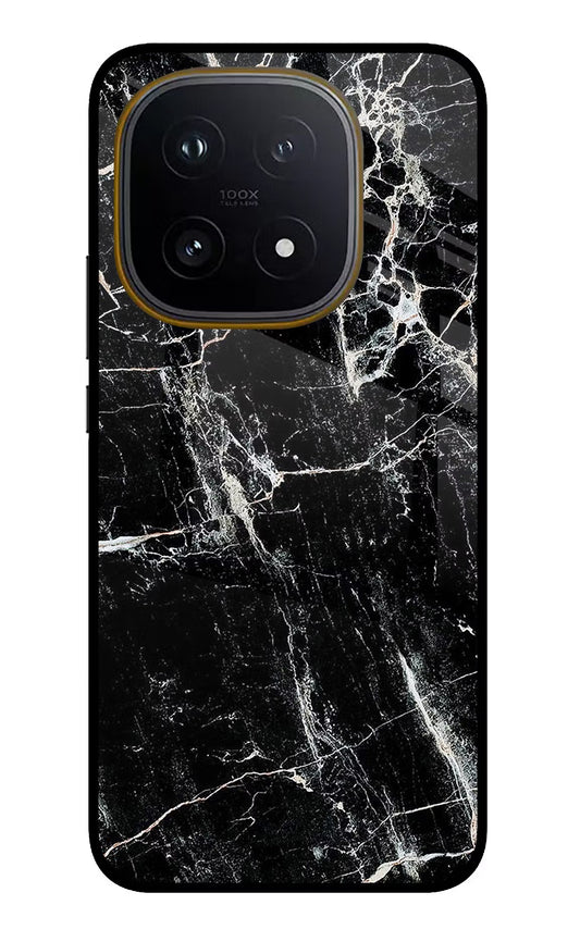 Black Marble Texture iQOO 15 5G Glass Case