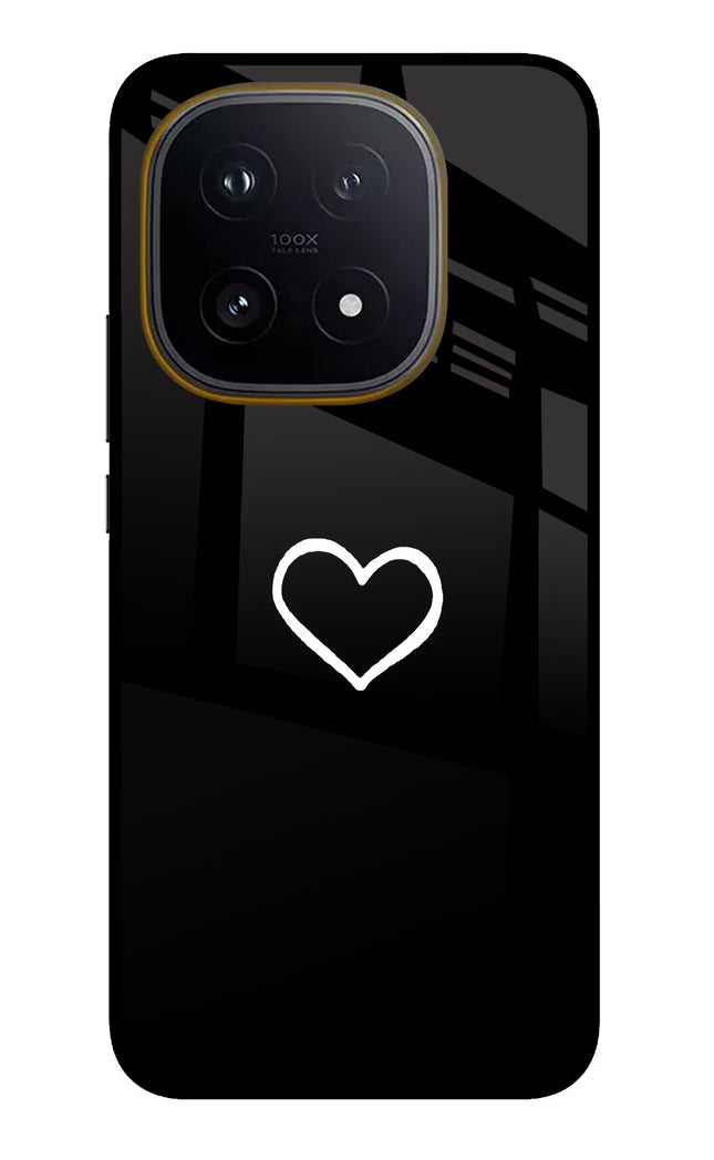 Heart iQOO 15 5G Glass Case Back Cover by Casekaro