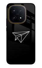 Paper Plane White iQOO 15 5G Glass Case