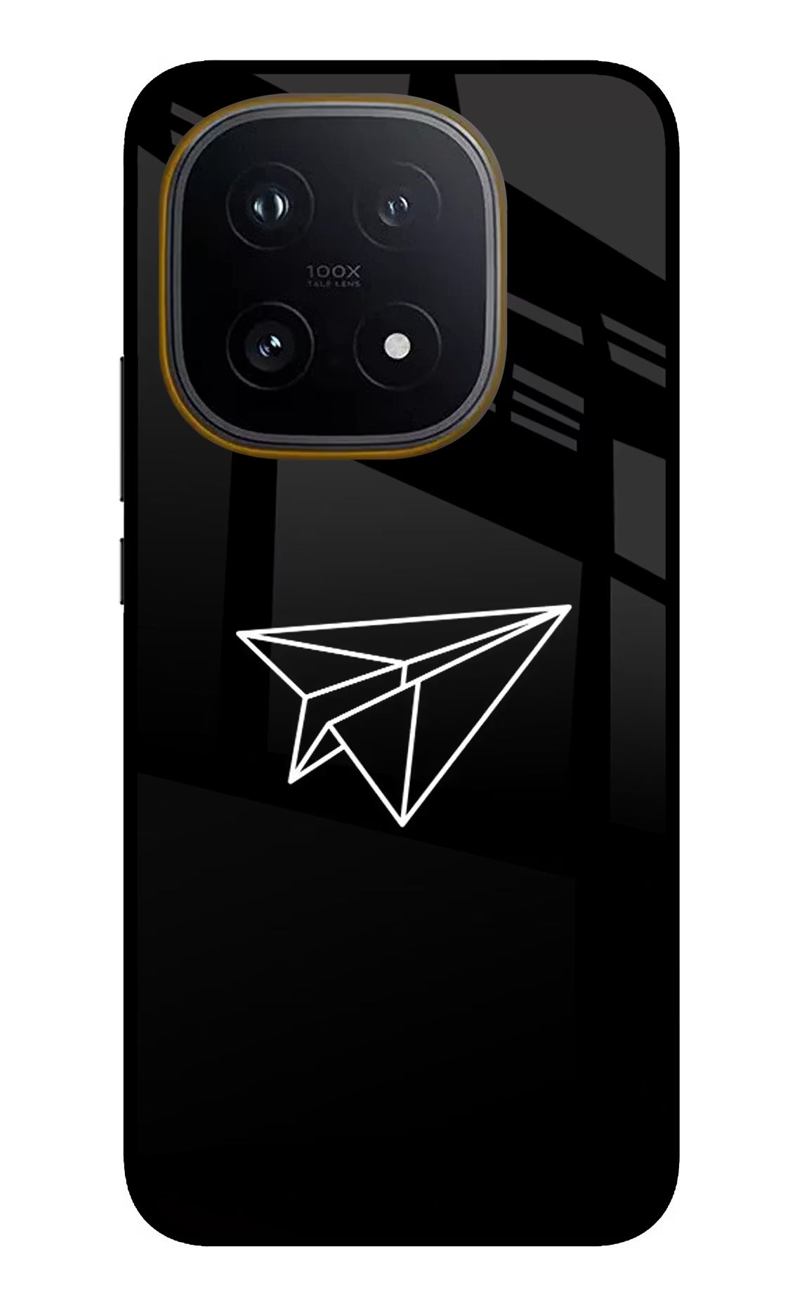 Paper Plane White iQOO 15 5G Glass Case
