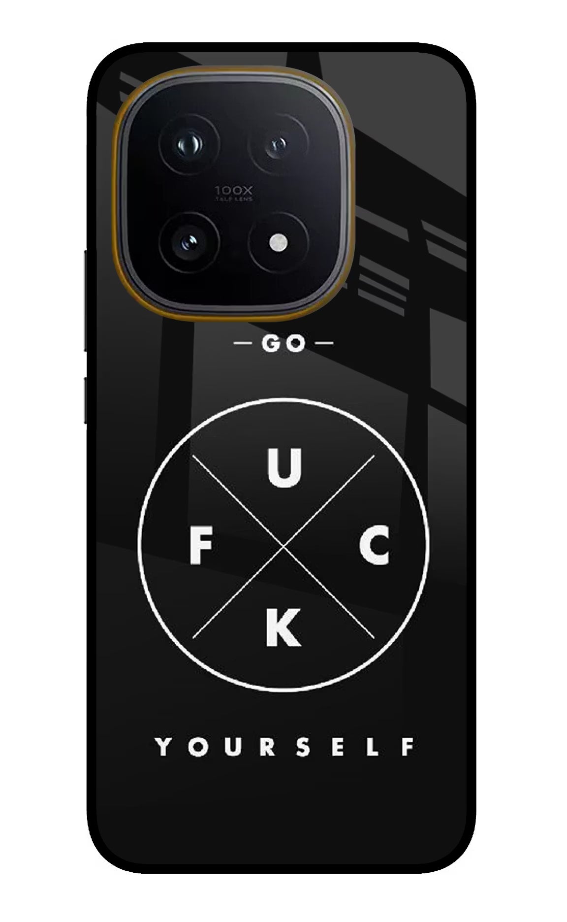 Go Fuck Yourself iQOO 15 5G Glass Case