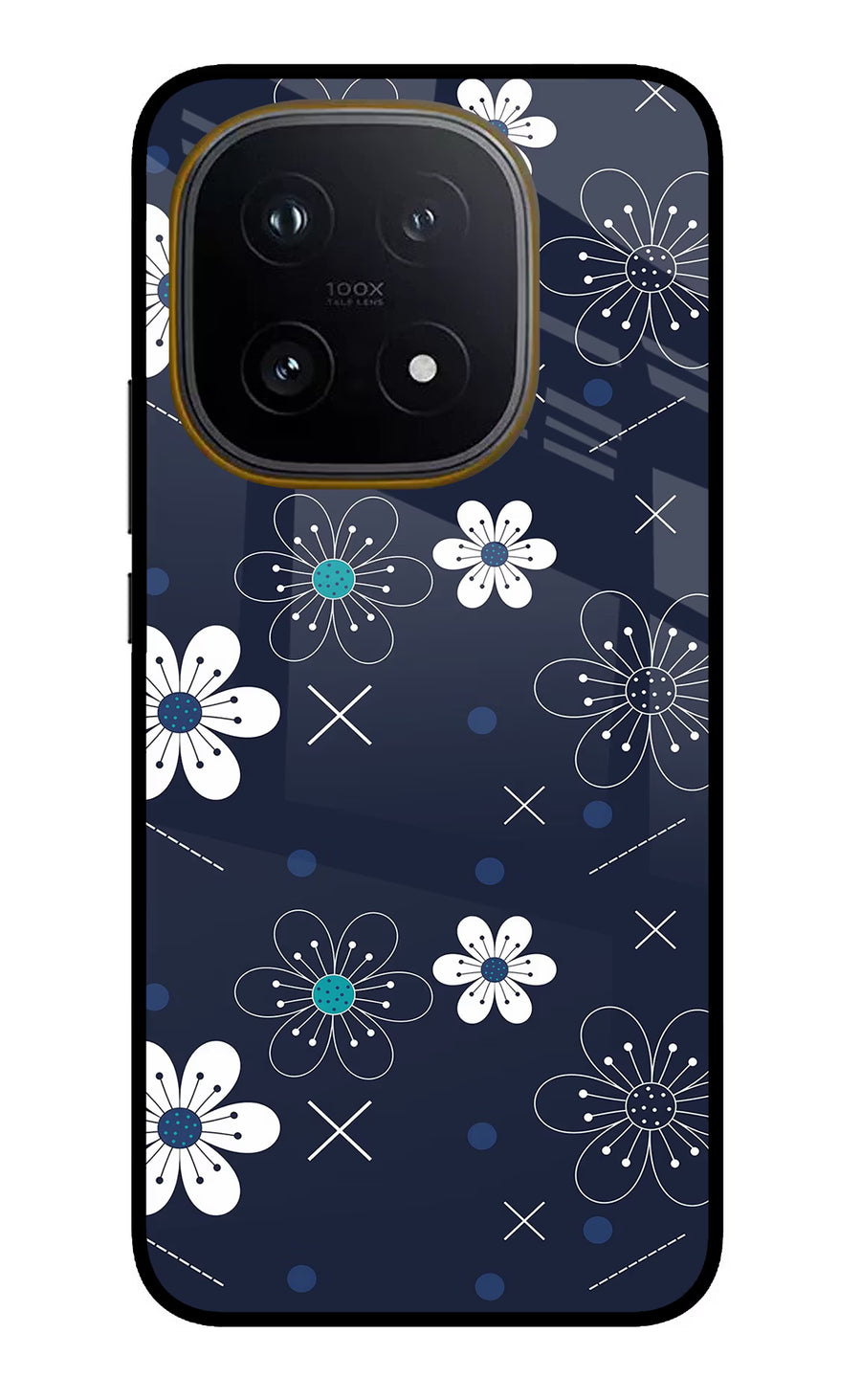 Flowers iQOO 15 5G Back Cover, Glass case