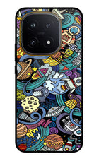 Space Abstract iQOO 15 5G Glass Case