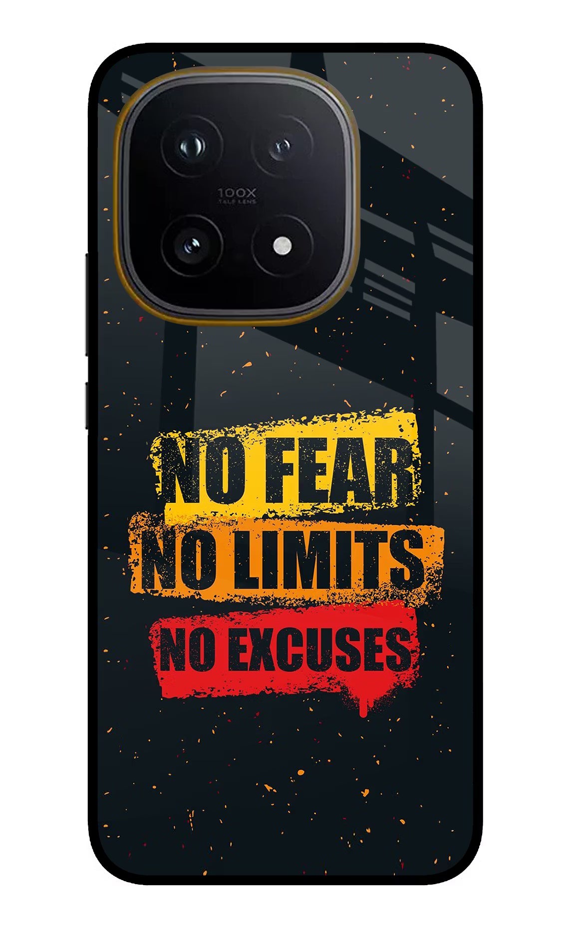 No Fear No Limits No Excuse iQOO 15 5G Glass Case