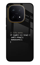 Life Motto Code iQOO 15 5G Glass Case