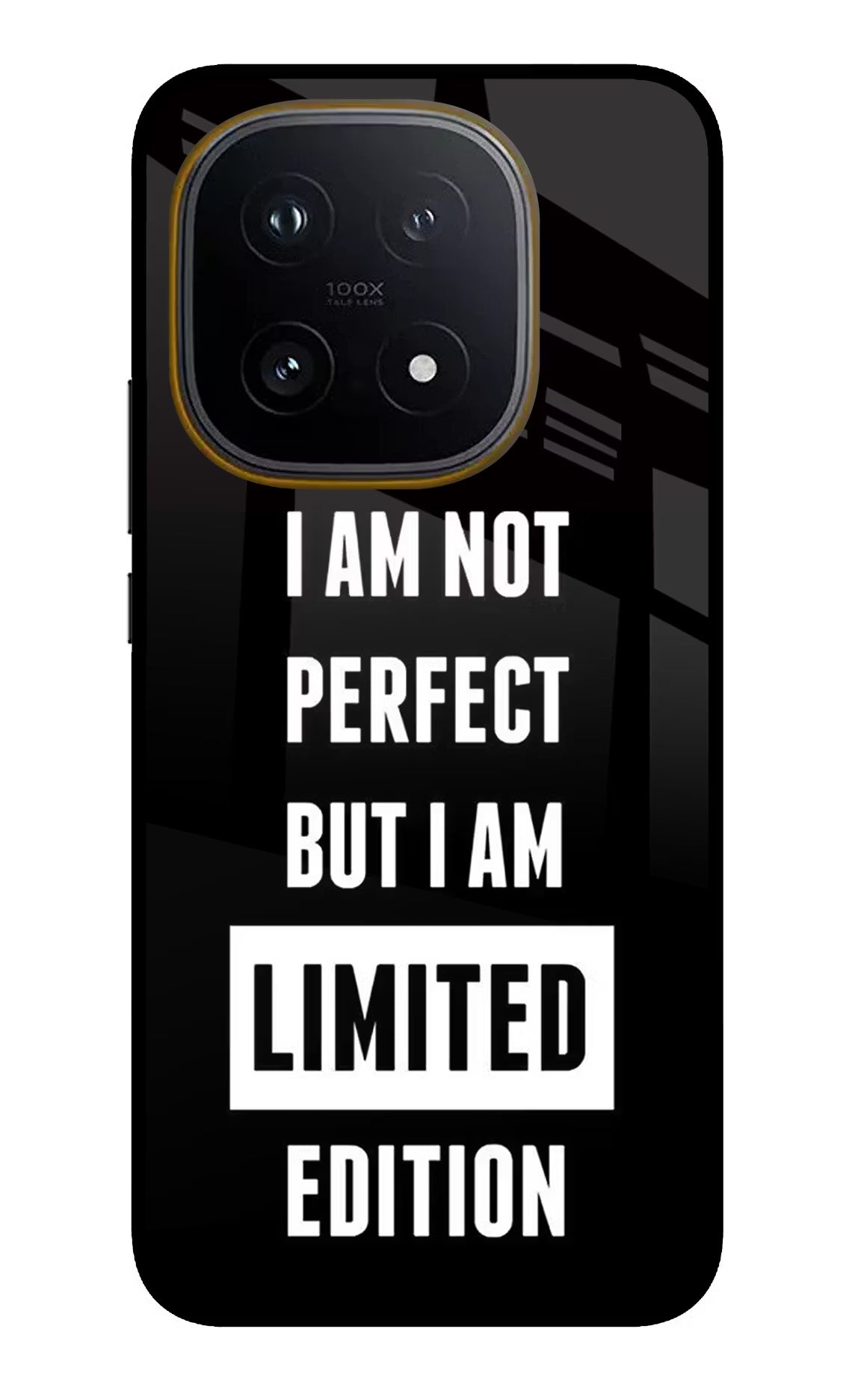 I Am Not Perfect But I Am Limited Edition iQOO 15 5G Glass Case