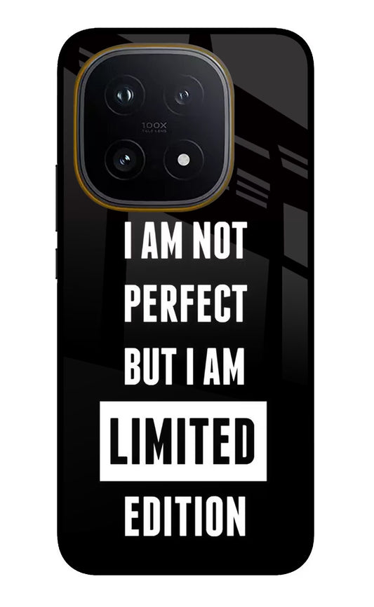 I Am Not Perfect But I Am Limited Edition iQOO 15 5G Glass Case