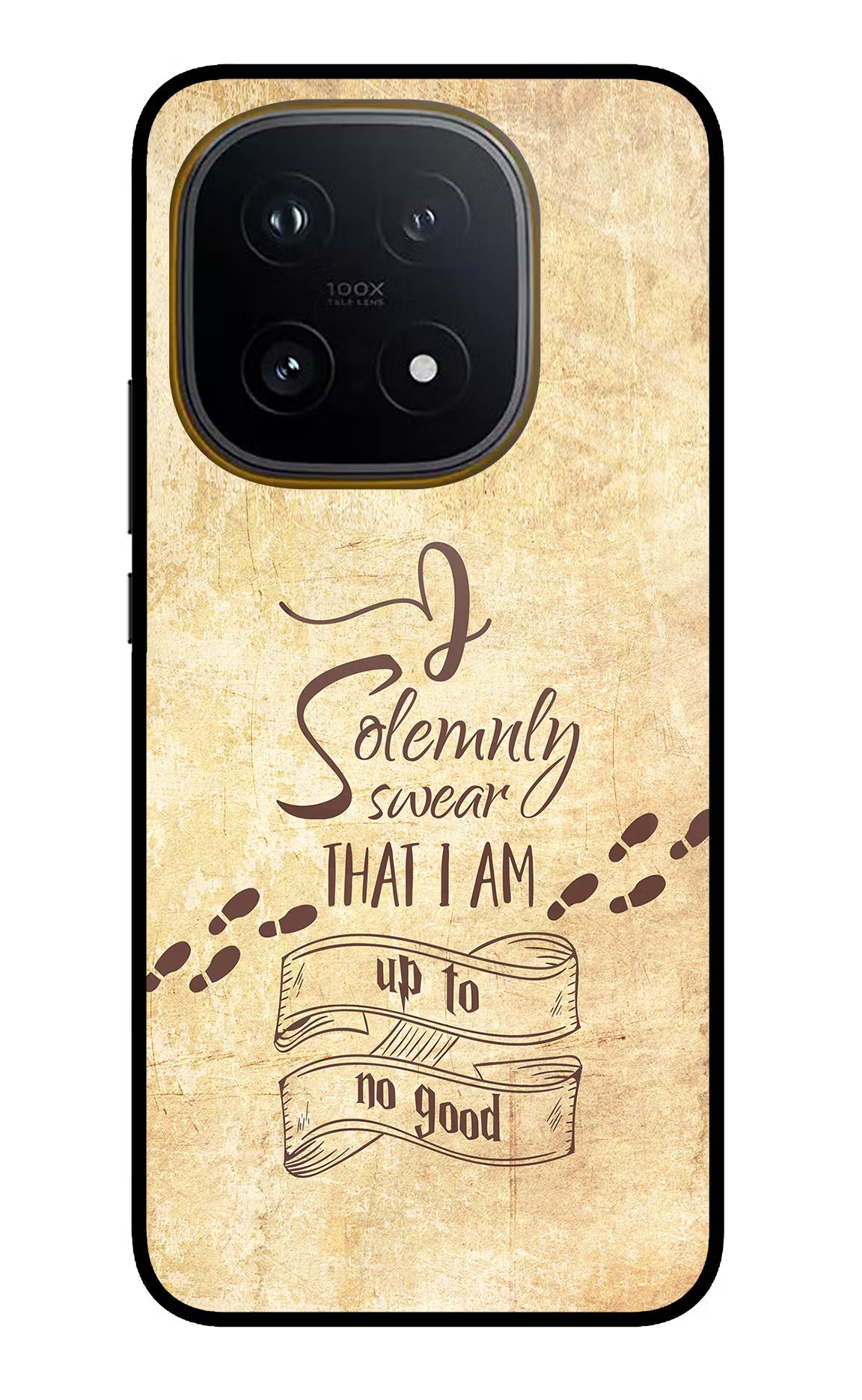 I Solemnly swear that i up to no good iQOO 15 5G Glass Case Back Cover by Casekaro