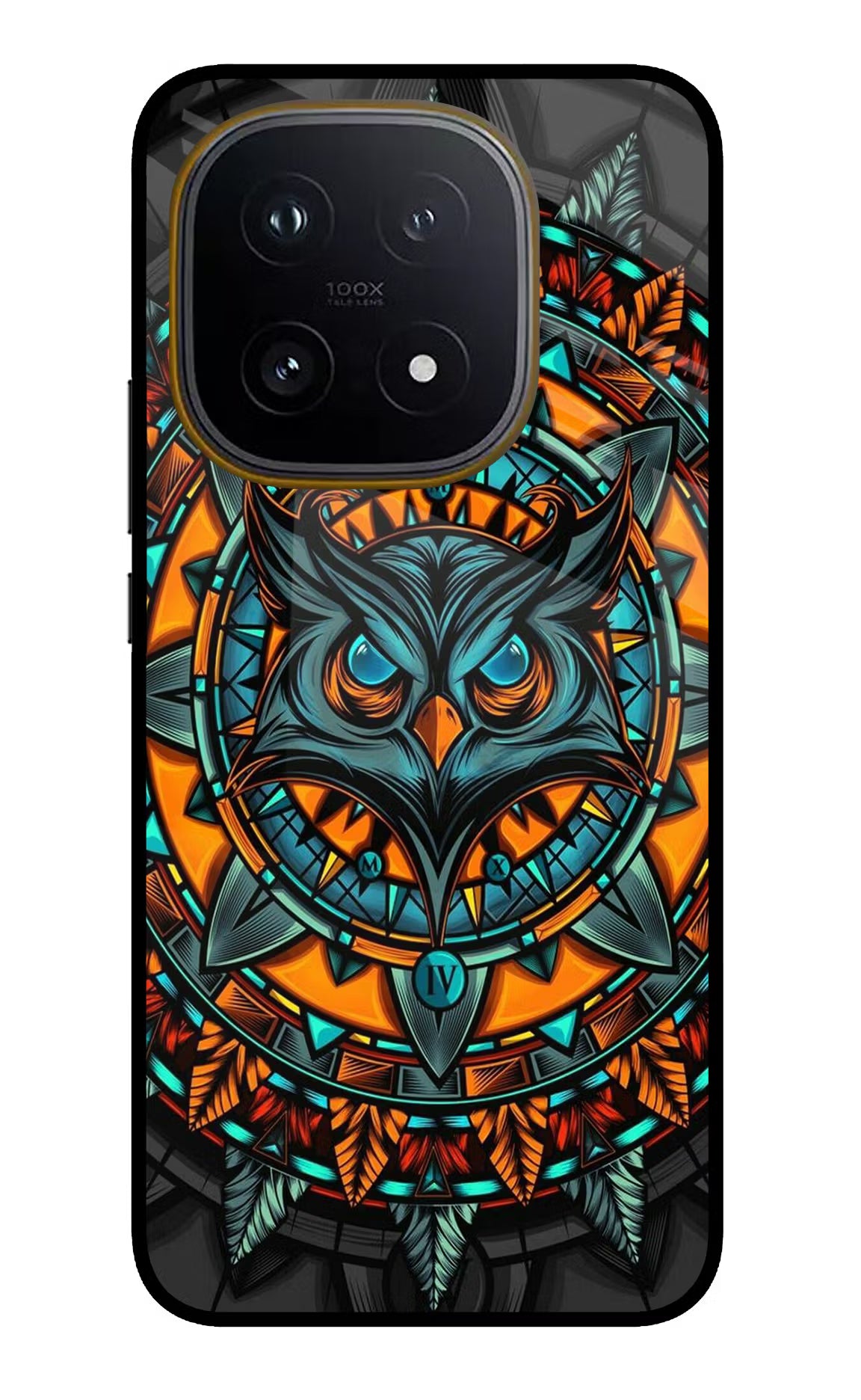 Angry Owl Art iQOO 15 5G Glass Case Back Cover by Casekaro