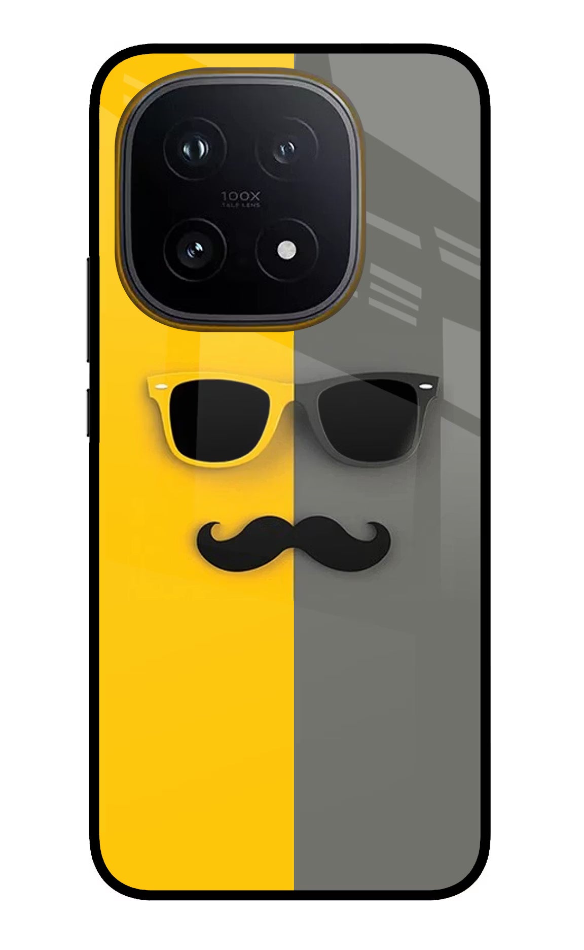 Sunglasses with Mustache iQOO 15 5G Glass Case