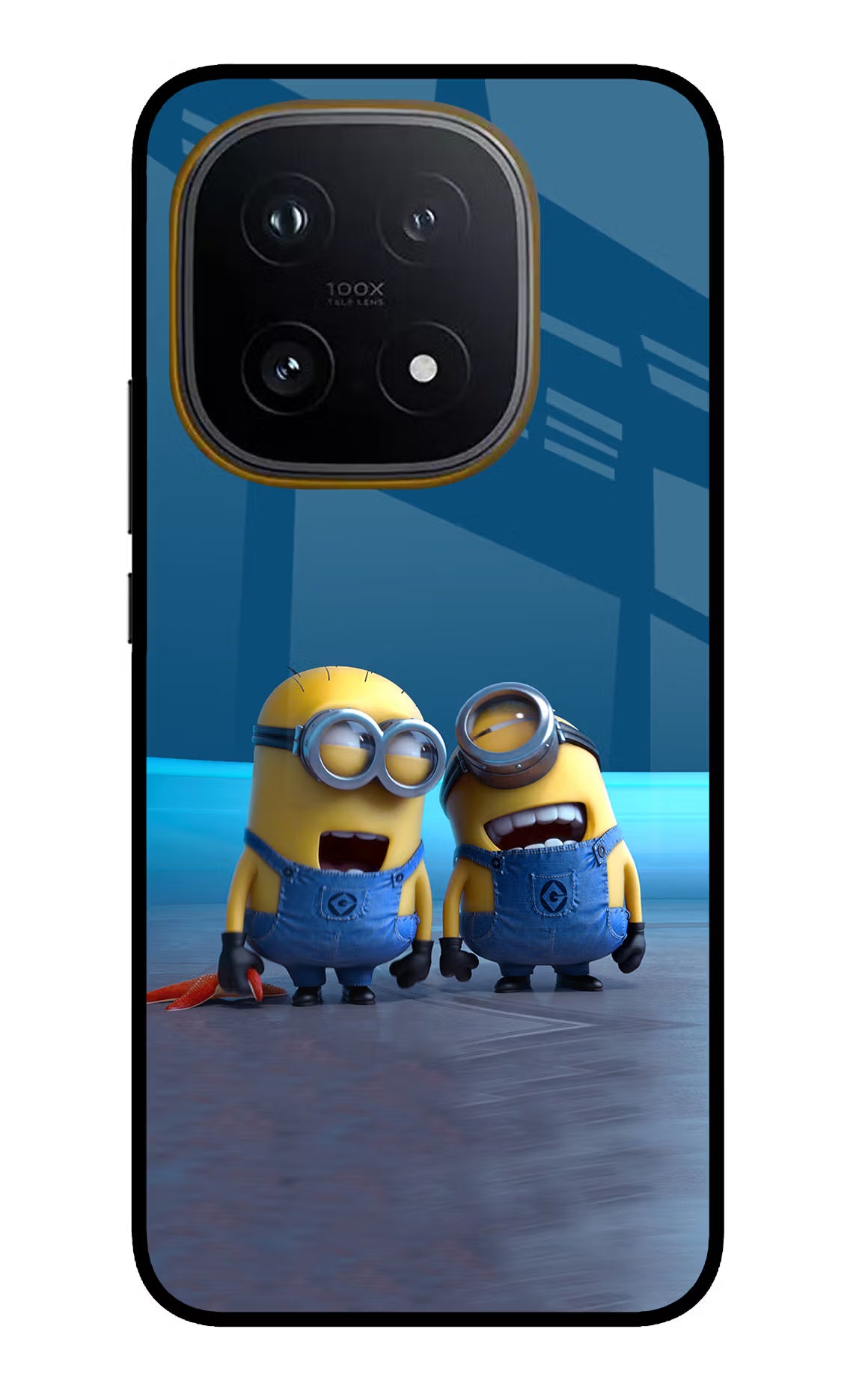 Minion Laughing iQOO 15 5G Glass Case Back Cover by Casekaro