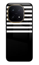Black and White Print iQOO 15 5G Glass Case