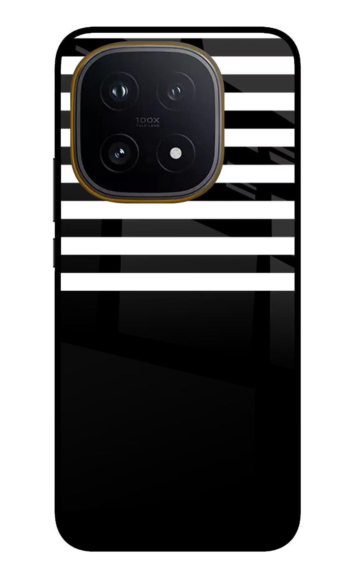 Black and White Print iQOO 15 5G Glass Case
