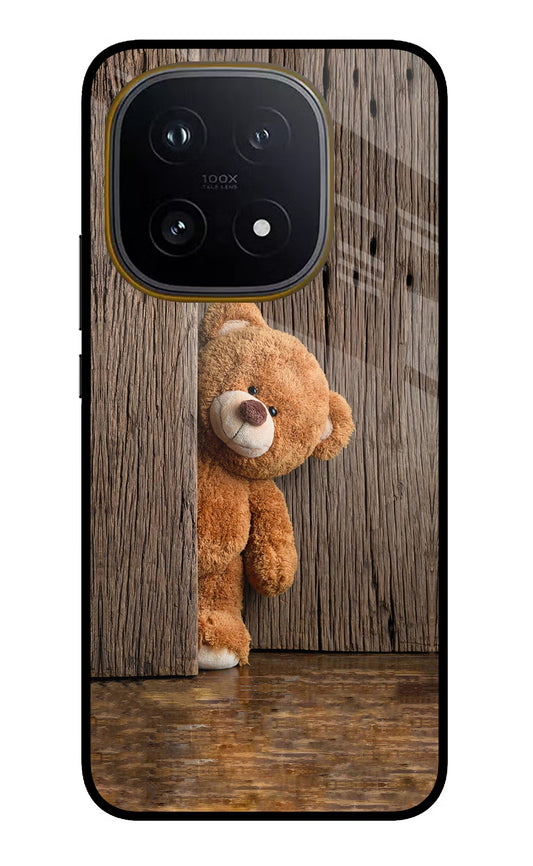 Teddy Wooden iQOO 15 5G Glass Case