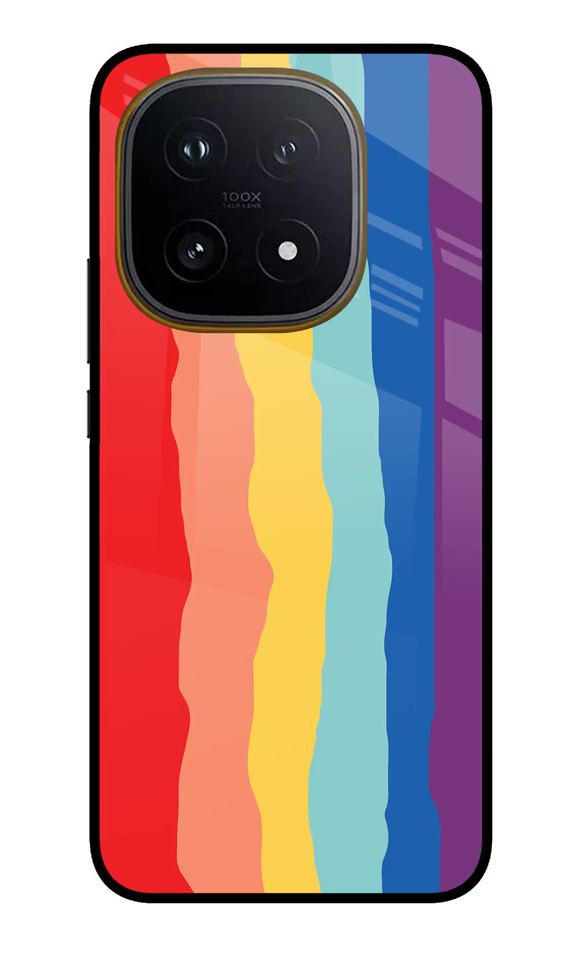 Rainbow iQOO 15 5G Glass Case Back Cover by Casekaro