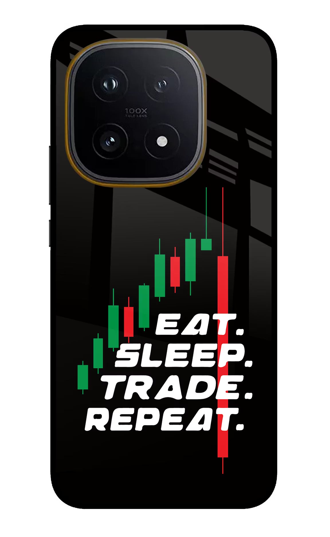 Eat Sleep Trade Repeat iQOO 15 5G Glass Case