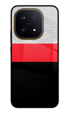 Tri Color Pattern iQOO 15 5G Glass Case