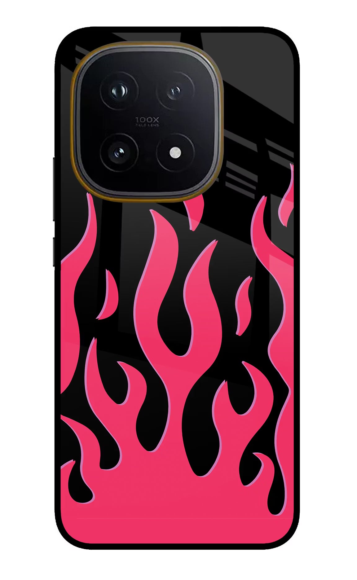 Fire Flames iQOO 15 5G Glass Case Back Cover by Casekaro