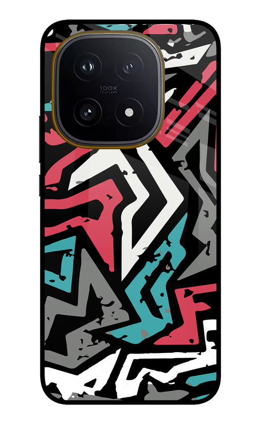 Geometric Graffiti iQOO 15 5G Glass Case