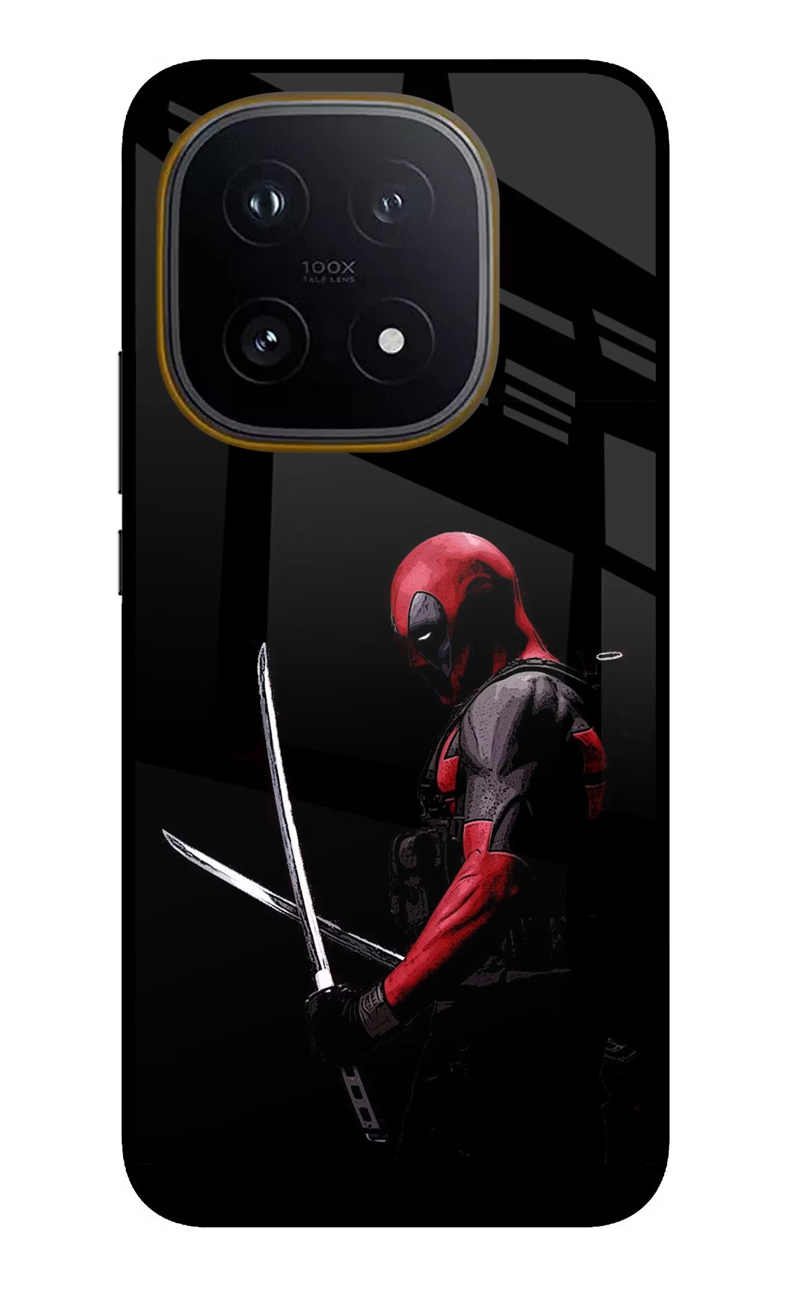 Deadpool iQOO 15 5G Glass Case Back Cover by Casekaro