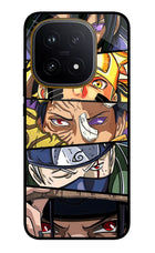 Naruto Character iQOO 15 5G Glass Case Back Cover by Casekaro