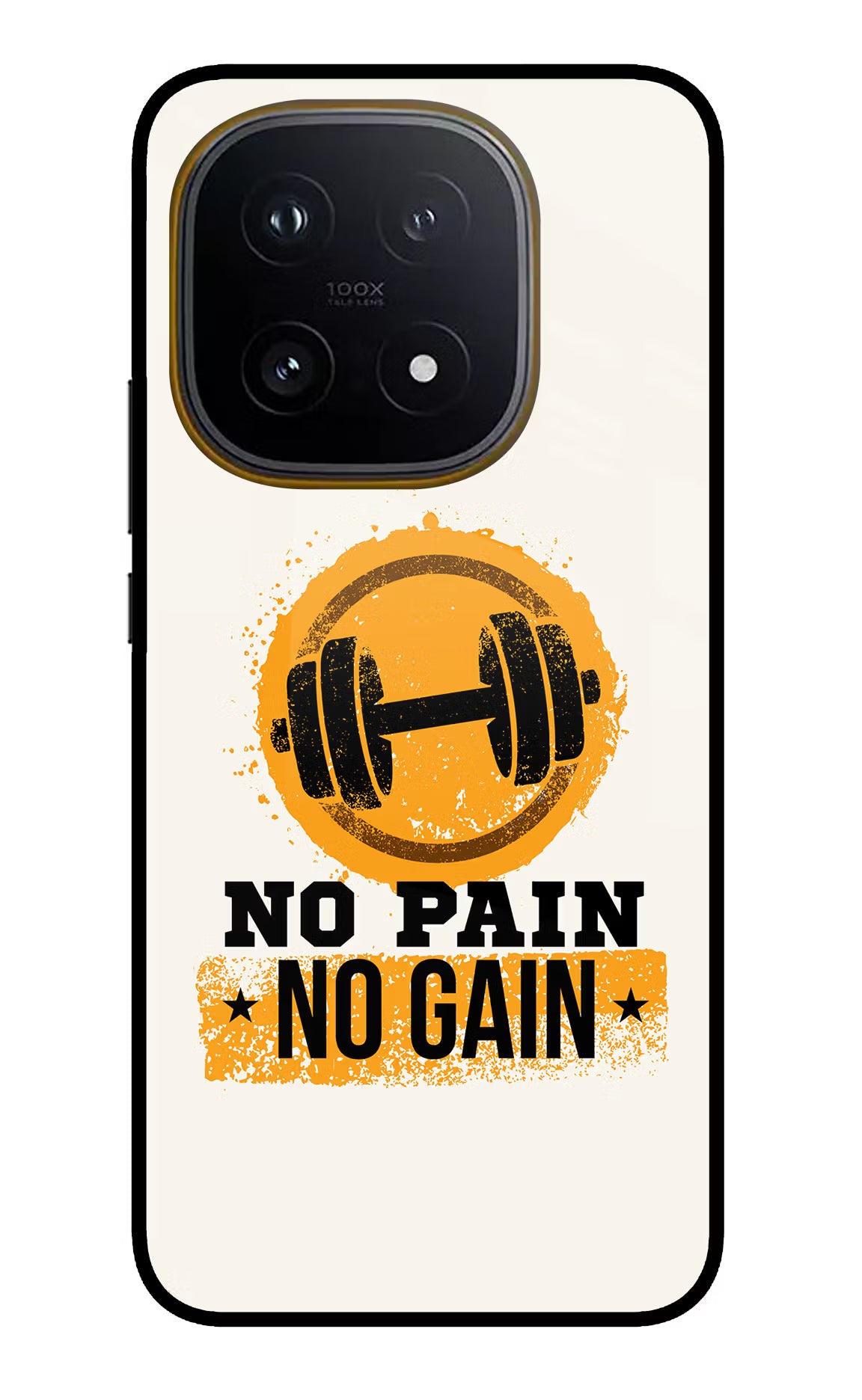 No Pain No Gain iQOO 15 5G Glass Case