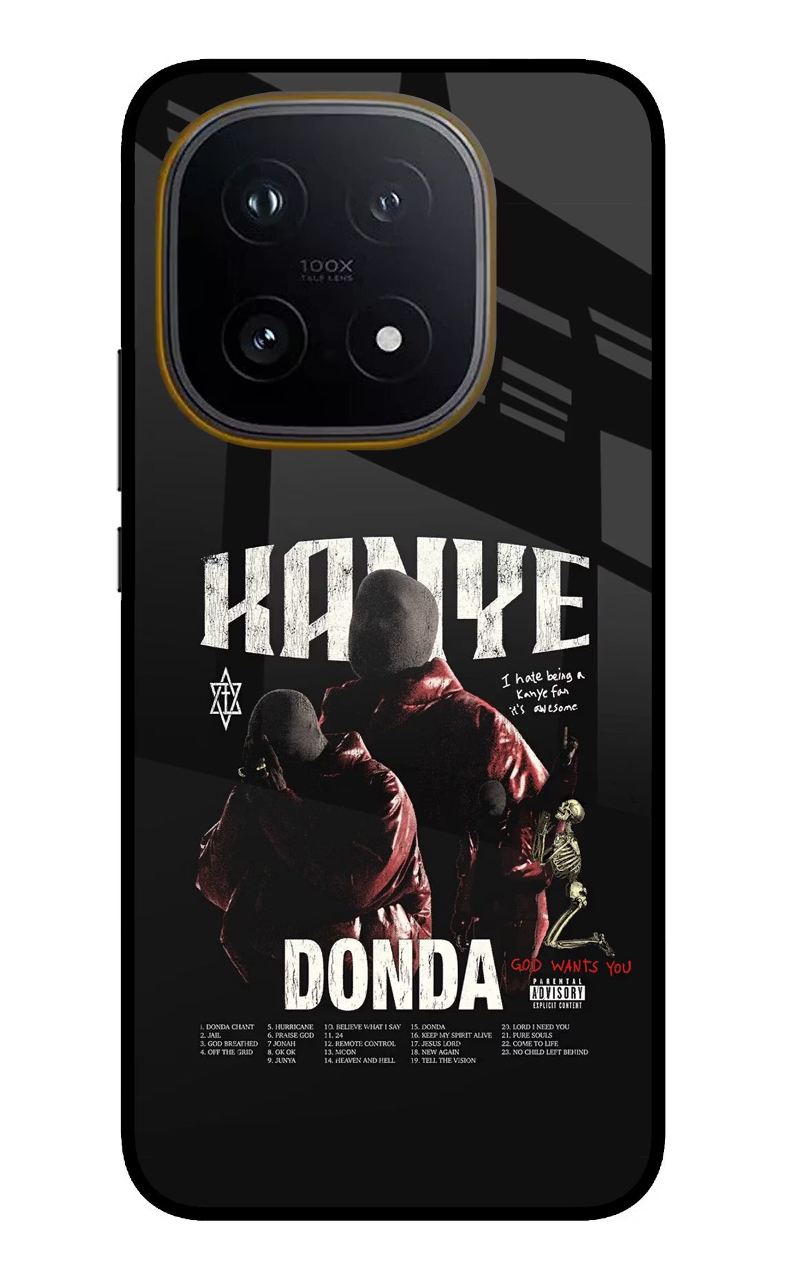 Donda Kanye West iQOO 15 5G Glass Case